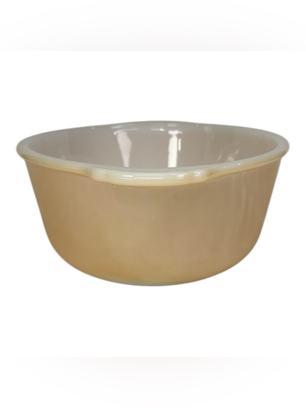 Anchor Hocking Fire King 467 Peach Luster 1.5 QT Oven Ware Casserole Dish Bowl - Picture 4 of 7